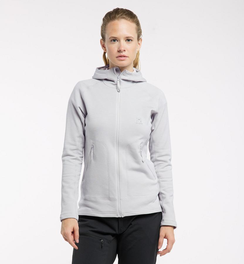 Haglöfs Heron Fleece Grey For Womens FXOLY0179 Australia